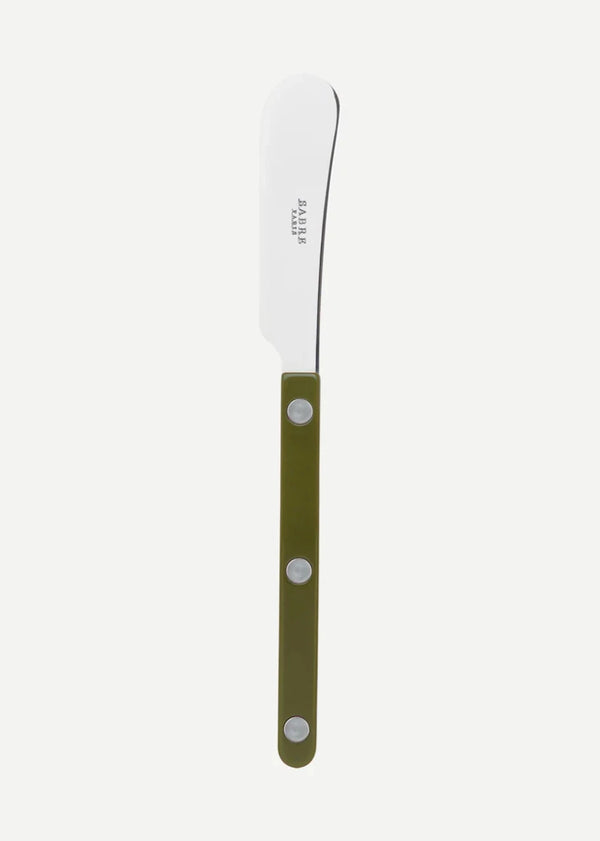 Sabre Butter Spreader- Bistrot Solid, Green Fern