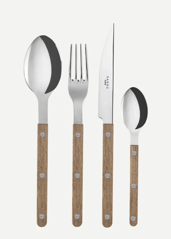 Sabre Cutlery Set 4 Pieces- Bistrot Teak, Teak