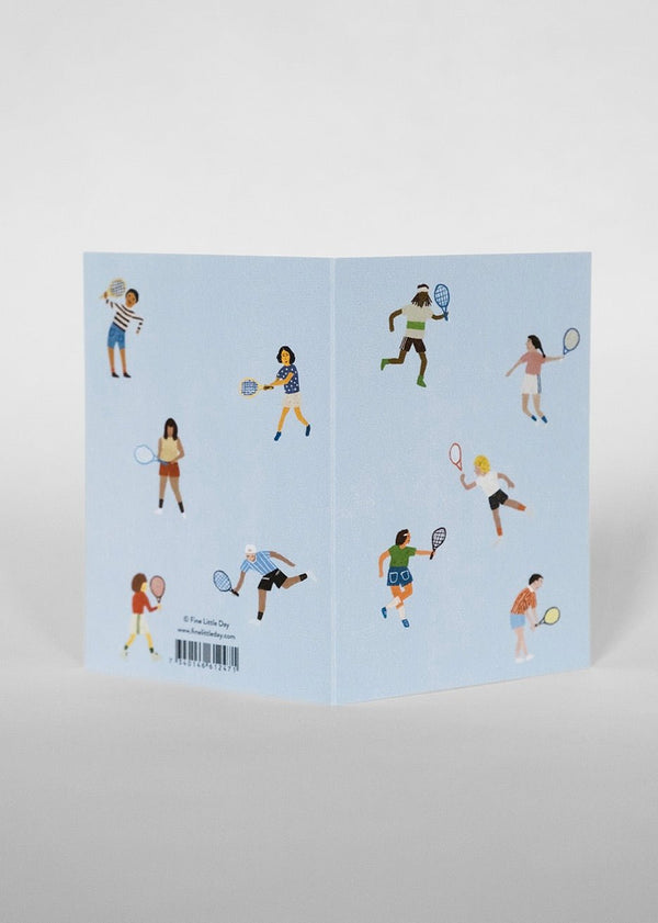 Tennis Folded Card A6 with Envelope