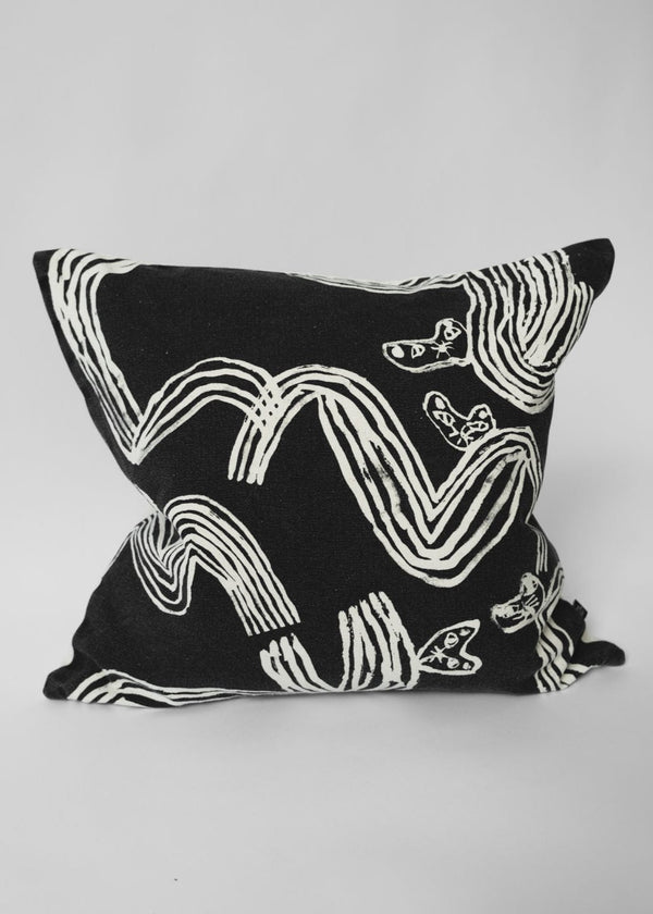 Tiger Cushion Cover, Black