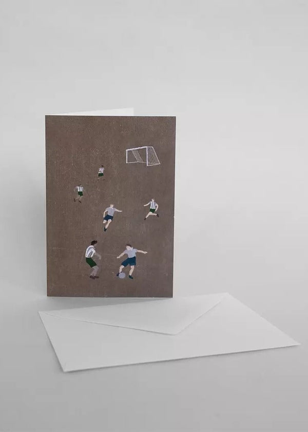 Soccer Folded Card A6 with Envelope